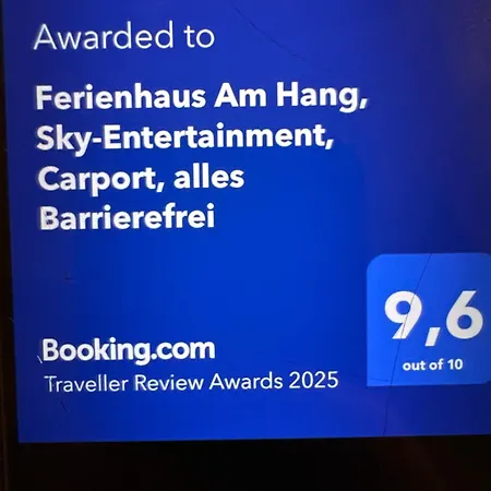 Am Hang, Sky-entertainment, Dazn, Carport, Alles Barrierefrei Ferienhaus *